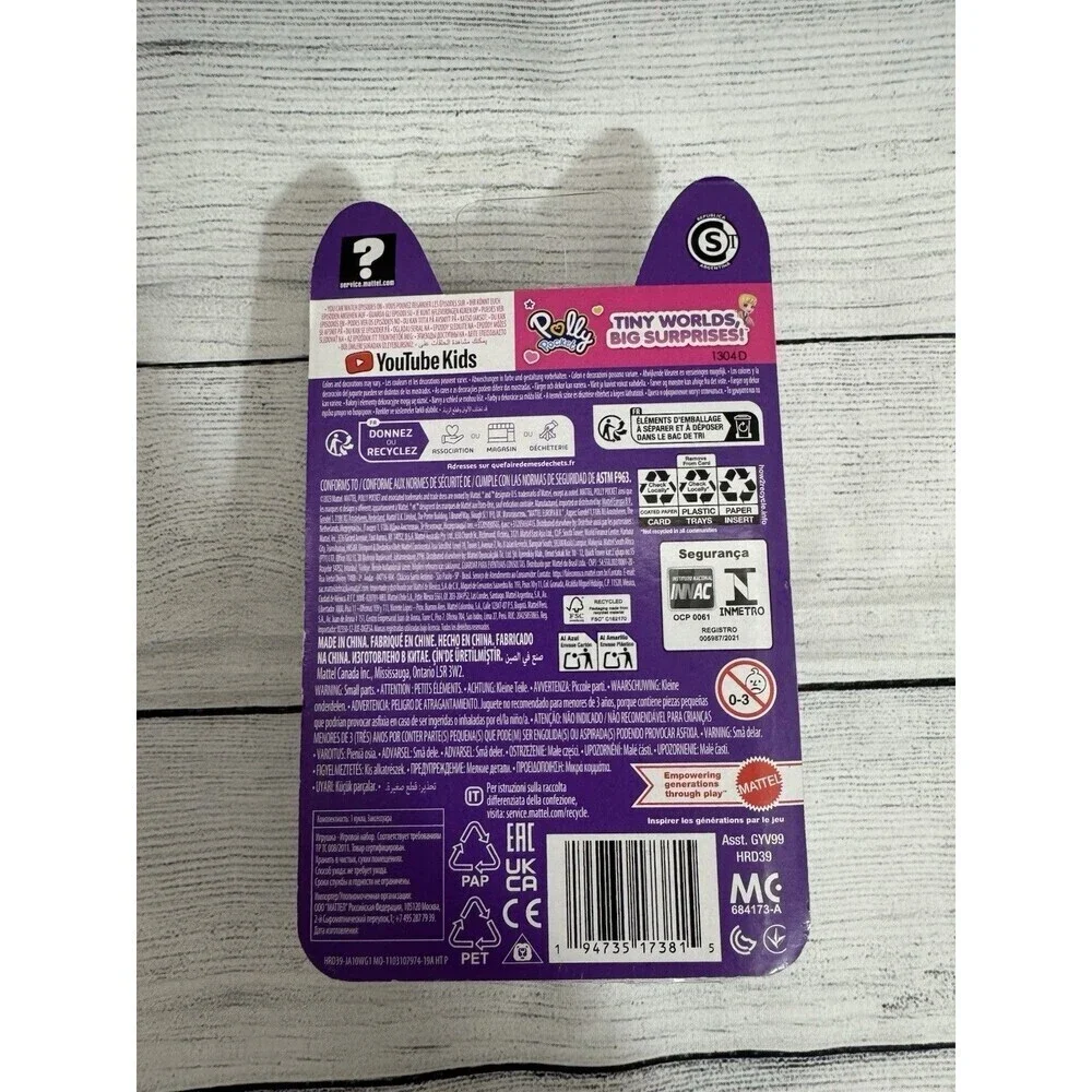 SET Of 2 Polly Pocket Pet Connects Micro Playset NEW